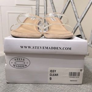 Clear Issy Steve Madden Sandals